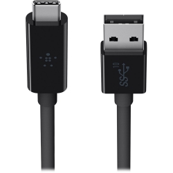 Belkin Usb 3.1 Usb-c To Usb A 3.1 Charge And Sync Cable - 1m Black F2cu029bt1m-blk