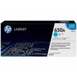 HP 650A Cyan Original LaserJet Toner Cartridge CE271A