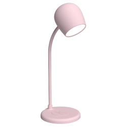 Kreafunk Ellie Lamp W/ Qi Charger And Bluetooth Speaker - Dusty Rose KFYEW3