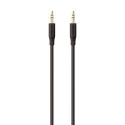 BELKIN ESSENTIAL STEREO 3.5MM-AUDIO CABLE, 2M - BLACK  F3Y117BT2M