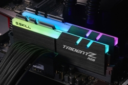 G.skill Pc4-25600 / Ddr4 3200 Mhz 16gb 2 X 8gb 16-18-18-38 1.35v Trident Z Rgb F4-3200c16d-16gtzr