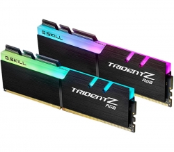 G.Skill 32GB (2x16GB) Trident Z RGB (For AMD) DDR4-3200 CL16-18-18-38 1.35V F4-3200C16D-32GTZRX