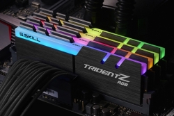 G.skill Pc4-28800 / Ddr4 3600 Mhz 32gb 4 X 8gb 17-18-18-38 1.35v Trident Z Rgb F4-3600c17q-32gtzr