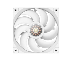 DeepCool FL12 White 120mm Unique Argb Fans, Low Noise, 4-pin Pwm, Fluid Dynamic Bearing, Addressable Rgb LED R-FL12-WHAPN1-G
