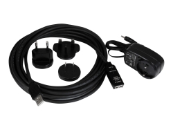 Startech 5M USB2.0 A To A Extension Cable, M/F, Black, LED, Ltw USB2AAEXT5M