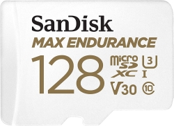 Sandisk Max Endurance Microsdxc Card Sqqvr 128G (60 000 Hrs) Uhs-I C10 U3 V30 100Mb/S R 40Mb/S W Sd Adaptor Sdsqqvr-128G-Gn6Ia FFCSAN128GQQVR