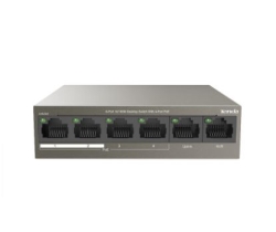 Tenda (Tef1106P-4-63W) 6-Port 10/100M Desktop Switch With 4-Port PoE+ TEF1106P-4-63W