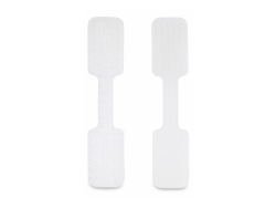 Startech.Com 3.5IN (9CM) Cable Labels, 100 Pack, White, Hook-To-Hook Fastener Cable Tags, CABLE-TAG-HLWH