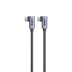 Unitek USB-C Dual 90-Degree Power Cable C14147ABK-1M