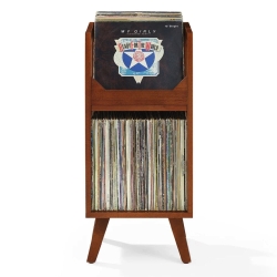 Crosley Asheville Small Vinyl Storage Stand – Walnut CRCF1152-WA