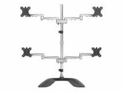 Startech.Com Quad Monitor Stand - Adjustable 32" Vesa Desktop Monitor Mount 5YR ARMQUADSS