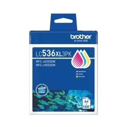 LC536XL 3PK Value Pack 1X Cyan, 1X Magenta, 1X Yellow LC-536XL-3PK