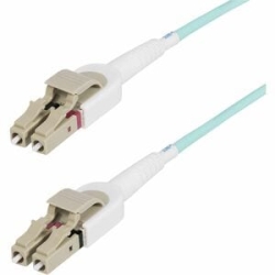 StarTech.com 5m (16.4ft) Lc To Lc (Upc) OM4 Switchable Fiber Optic Cable 50/125, 100G, Toolless Polarity Switching, Lszh Fiber Jumper Cord - Cable For Network Device, Switch, Module - First End: 2 X Lc/Upc Network - Male - 100 Gbit/s - Patch Cable - Lszh