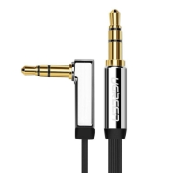 Ugreen 10728 3.5mm Male To 3.5mm Right Angle 3.5mm Aux Cable 3m (Black) ACBUGN10728
