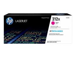 HP 212X Magenta High Yield Toner - Approx 10K Pages - For M554, M555, M558 Series W2123X