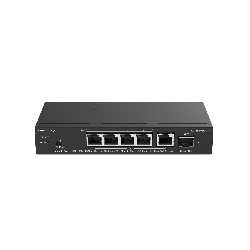 Ruijie Reyee 5P Multi Gig Smart Cloud Managed Switch-4 POE+(70W), 5X 2.5G, 1X 10G SFP+,3YR RG-ES206MG-P