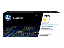 HP 212X Yellow High Yield Toner - Approx 10K Pages - For M554, M555, M558 Series W2122X