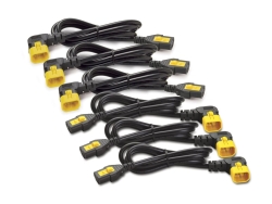 APC (Ap8702R-Ww) Power Cord Kit (6 Ea), Locking, C13 To C14 (90 Degree), 0.6M AP8702R-WW