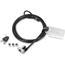 Kensington Universal 3-in-1 Keyed Cable Lock - 1.83 M Carbon Steel Cable - 5 Year Warranty K62318WW