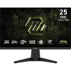 Msi Mag 255F X24 24.5-Inch Fhd Gaming Monitor 1920x1080 Rapid Ips 240Hz 0.5ms Eye Care Hdmi 2.0b DP 1.2a Tilt Adjustable Vesa Mount Black MAG 255F X24