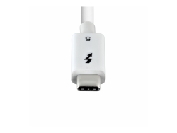 Startech 3FT (1M) Thunderbolt 5 Cable, 80GBPS, Certified - White, Ltw TBLT5MM1M240WWH