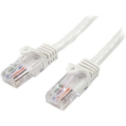 0.5m White Snagless Cat5e Patch Cable 45PAT50CMWH