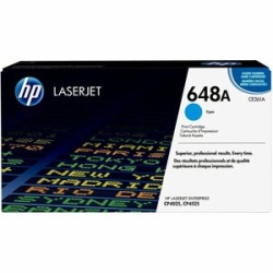 HP 648A Cyan Original LaserJet Toner Cartridge CE261A