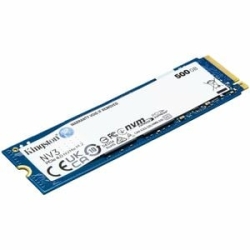 Kingston NV3 500 Gb Solid State Drive - M.2 2280 Internal - PCI Express NVMe (PCI Express NVMe 4.0 X4) - Desktop Pc, Notebook Device Supported - 160 TB Tbw SNV3S/500G