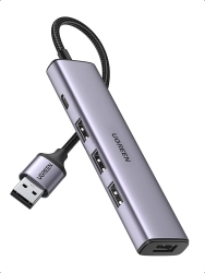 Ugreen 20805 USB 3.0 4-Port Hub With Usb-c Power Port ACBUGN20805