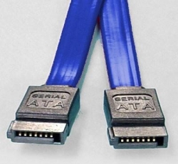 8ware Sata 3.0 Data Cable 0.5m / 50cm Male To Male Straight 180 To 180 Degree 26AWG Blue FC-5080