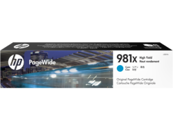 HP 981X Cyan Original PageWide Crtg L0R09A