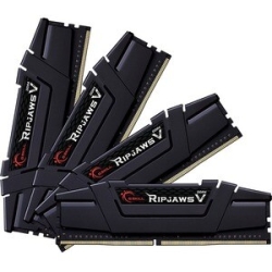 G.Skill Ripjaws V RAM Module For Desktop Pc - 32 Gb (4 X 8GB) - DDR4-4000/Pc4-32000 DDR4 Sdram - 4000 MHz - CL18 - 1.35 V - Non-ECC - Unbuffered - 288-pin - Dimm - Lifetime Warranty F4-4000C18Q-32GVK
