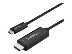 Startech.Com 1M USB-C (T/Bolt3) To HDMI Adapter Cable, 4K, Black, 3YR CDP2HD1MBNL