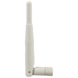 ACCELTEX HUBBELL ACCELTEX 2.4/5 GHZ 2/3DBI WHITE INDOOR ARTICULATING RUBBER DUCK ANTENNA ATS-ID90RD-245-23-1RPSP-IC-W
