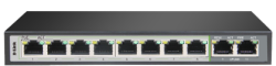 D-Link | Des-F1010P-E | 10 Port PoE Switch With (8 Long Reach 250m) PoE Ports And 2 Uplink DL.DES.F1010P.E