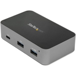 StarTech.com 4-Port USB C Hub - USB 3.2 Gen 2 (10 Gbps) - 3x Usb-a & 1x Usb-c - Powered - Universal Adapter Included - USB C Hub Adds 1x Usb-c + 3x Usb-a Ports (incl. One Fast-charge Bc 1.2) To Your Usb-c Laptop Or Tablet - Universal Power Adapter Incl.