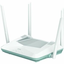 D-Link Eagle Pro Ai R32 Wi-Fi 6 Ieee 802.11 A/b/g/n/ac/ax Ethernet Wireless Router - Dual Band - 2.40 GHz Ism Band - 5 GHz Unii Band - 4 X Antenna(4 X External) - 409.60 MB/s Wireless Speed - 4 X Network Port - 1 X Broadband Port - Gigabit Ethernet R32