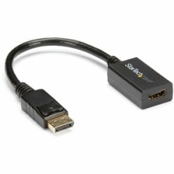 StarTech.com DisplayPort To VGA Adapter, Active DP To VGA Converter, 1080p Video DP To VGA Monitor Dongle, Latching DP Connector, Durable - 1 X 15-pin Hd-15 - Female - 1 X 20-pin DisplayPort 1.2 Digital Audio/Video - Male - Black DP2VGA