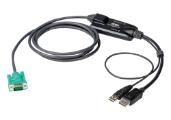 Aten DisplayPort Console Converter, Connects An Aten Sphd (vga Kvm) Interface Switch To A DisplayPort And USB Pc, Up To 1920 X 1080 @ 60 Hz, Compliant CV190-AT