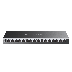 Tp-Link Omada 16-Port Managed Gigabit Desktop Switch, POE+(8), 120W, 5YR SG2016P