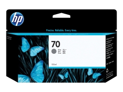 HP 70 130-Ml Gray Ink Cartridge - Z2100/3100/Z3200 C9450A