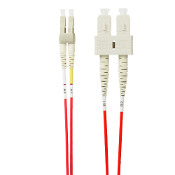 4 Cabling 0.5M Multimode Fibre Optic Patch Cable: Red (Fl.Om4Lcsc05Mr)