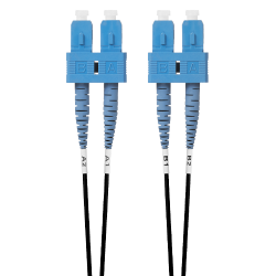 4Cabling 1.5M Sc-Sc Os1/ Os2 Singlemode Fibre Optic Cable: Black (Fl.Os2Scsc1.5Mbl)