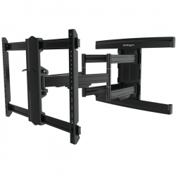 Startech TV Wall Mount supports up to 100 inch VESA Displays - Low Profile Full Motion TV Wall Mount for Large Displays - Heavy Duty Adjustable Tilt/Swivel Articulating Arm Bracket Fpwarts2