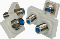 4cabling F Type To F Type Coupler (white) 05bcff3