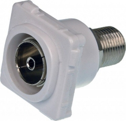 4cabling Pal To F Type Female Insert White 05bcfps