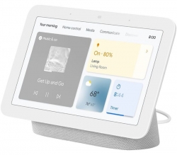 Google Nest Hub 2nd Gen Smart Home Display Chalk GA01331-AU, Entertainment Made Easy