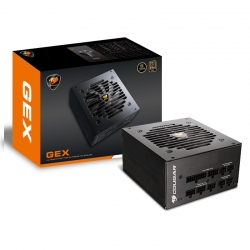 Cougar GEX750 ATX PSU: 750W 80+ Gold Full Modular Power Supply, 4x PCI-E 6+2Pin, 8x SATA (GEX750)