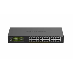 NETGEAR SOHO 24-port PoE+ Gigabit Unmanaged Switch (190W PoE Budget) Gs324P-100Ajs