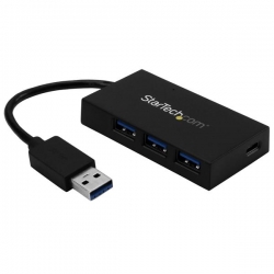 Startech 4-port Usb Hub - Usb 3.0 - Usb-a To 3x Usb-a And 1x Usb-c - Includes Power Adapter Hb30a3a1csfs